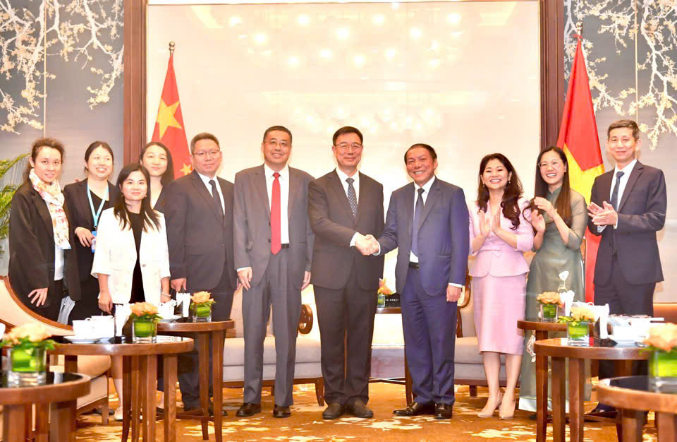 Thể thao là cầu nối quan trọng trong hợp tác nhân dân giữa Việt Nam - Trung Quốc- Ảnh 1. Thể thao là cầu nối quan trọng trong hợp tác nhân dân giữa Việt Nam - Trung Quốc- Ảnh 1.