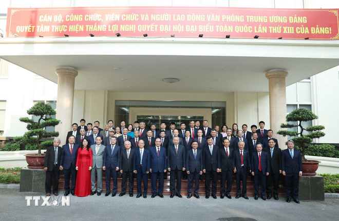 Tổng Bí thư Tô Lâm: Văn phòng Trung ương Đảng cần đóng vai “nhạc trưởng”- Ảnh 3. Tổng Bí thư Tô Lâm: Văn phòng Trung ương Đảng cần đóng vai “nhạc trưởng”- Ảnh 3.