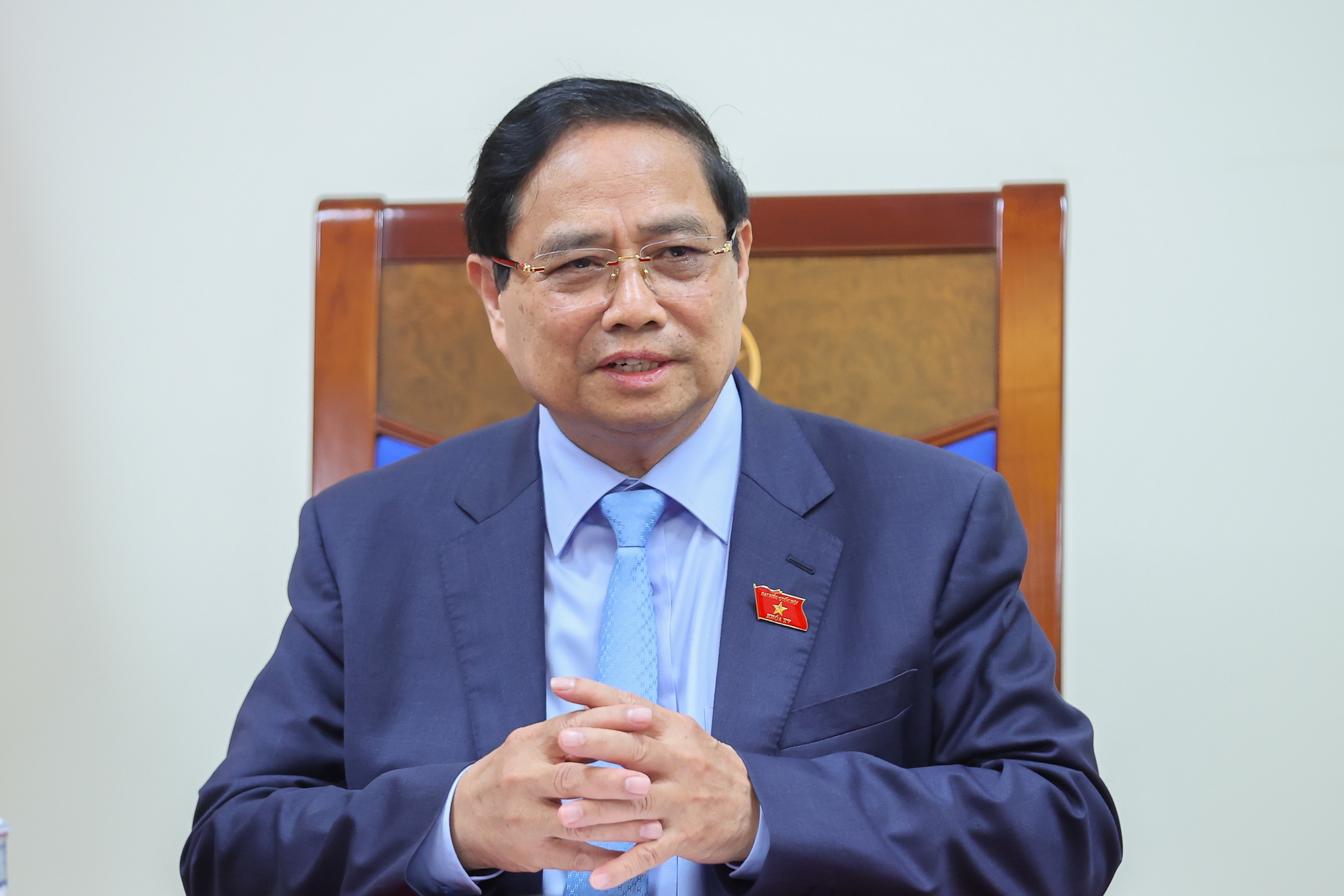 Thủ tướng Phạm Minh Chính điện đàm với Thủ tướng Thái Lan- Ảnh 1. Thủ tướng Phạm Minh Chính điện đàm với Thủ tướng Thái Lan- Ảnh 1.