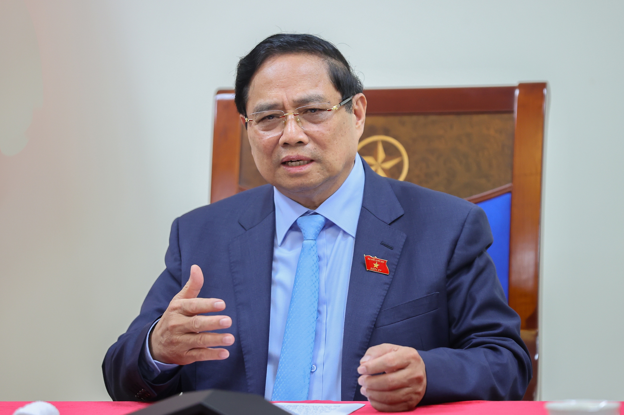 Thủ tướng Phạm Minh Chính điện đàm với Thủ tướng Thái Lan- Ảnh 3. Thủ tướng Phạm Minh Chính điện đàm với Thủ tướng Thái Lan- Ảnh 3.