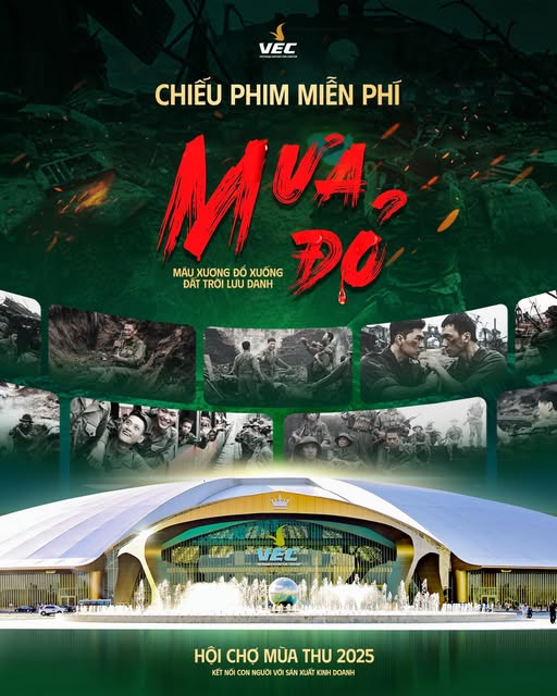 Chiếu miễn phí 'Mưa đỏ' và 'Tử chiến trên không' tại Hội chợ Mùa Thu- Ảnh 1.