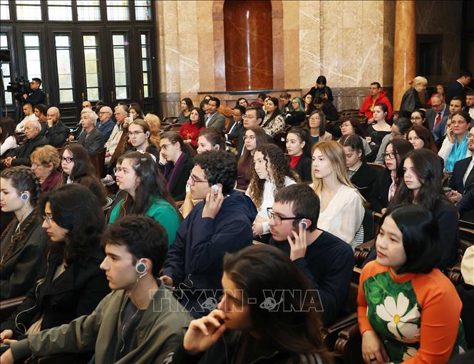 Tổng Bí thư Tô Lâm phát biểu chính sách tại Đại học Sofia- Ảnh 4. Tổng Bí thư Tô Lâm phát biểu chính sách tại Đại học Sofia- Ảnh 4.