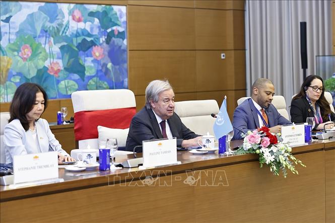 Chủ tịch Quốc hội Trần Thanh Mẫn hội kiến Tổng Thư ký Liên Hợp Quốc António Guterres- Ảnh 3. Chủ tịch Quốc hội Trần Thanh Mẫn hội kiến Tổng Thư ký Liên Hợp Quốc António Guterres- Ảnh 3.