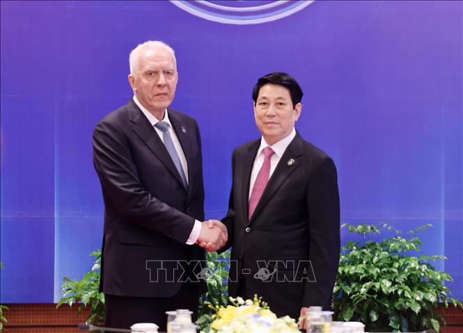 Chủ tịch nước Lương Cường tiếp Tổng Công tố Liên bang Nga- Ảnh 1. Chủ tịch nước Lương Cường tiếp Tổng Công tố Liên bang Nga- Ảnh 1.