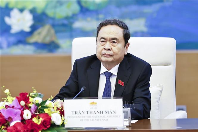 Chủ tịch Quốc hội Trần Thanh Mẫn tiếp Đoàn đại biểu Đảng Dân chủ Xã hội Đức- Ảnh 2. Chủ tịch Quốc hội Trần Thanh Mẫn tiếp Đoàn đại biểu Đảng Dân chủ Xã hội Đức- Ảnh 2.