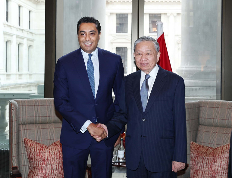 Tổng Bí thư Tô Lâm tiếp lãnh đạo một số tập đoàn, tổ chức tài chính quốc tế- Ảnh 1. Tổng Bí thư Tô Lâm tiếp lãnh đạo một số tập đoàn, tổ chức tài chính quốc tế- Ảnh 1.