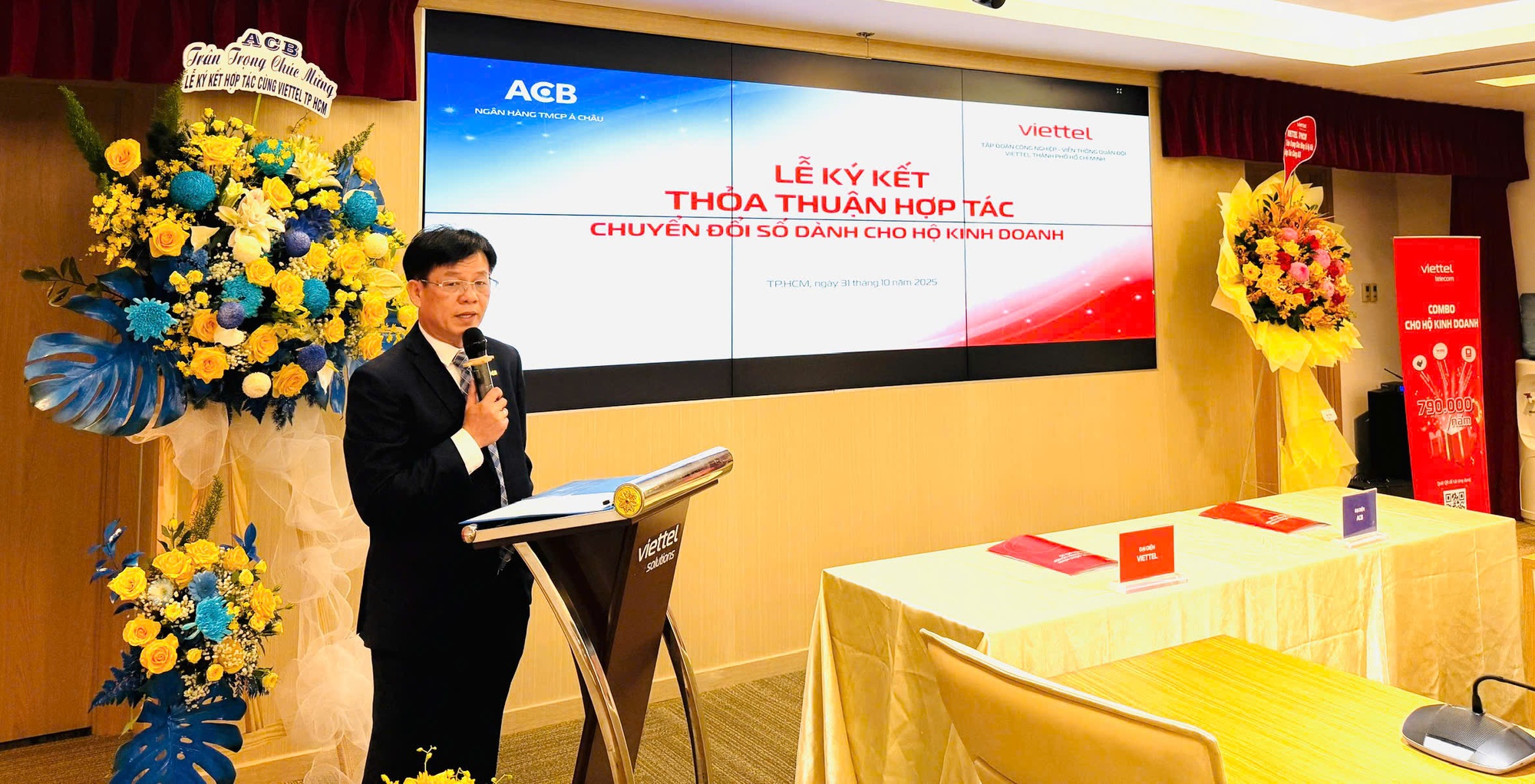 ACB hợp tác với Viettel để thúc đẩy chuyển đổi số cho doanh nghiệp và hộ kinh doanh- Ảnh 2.