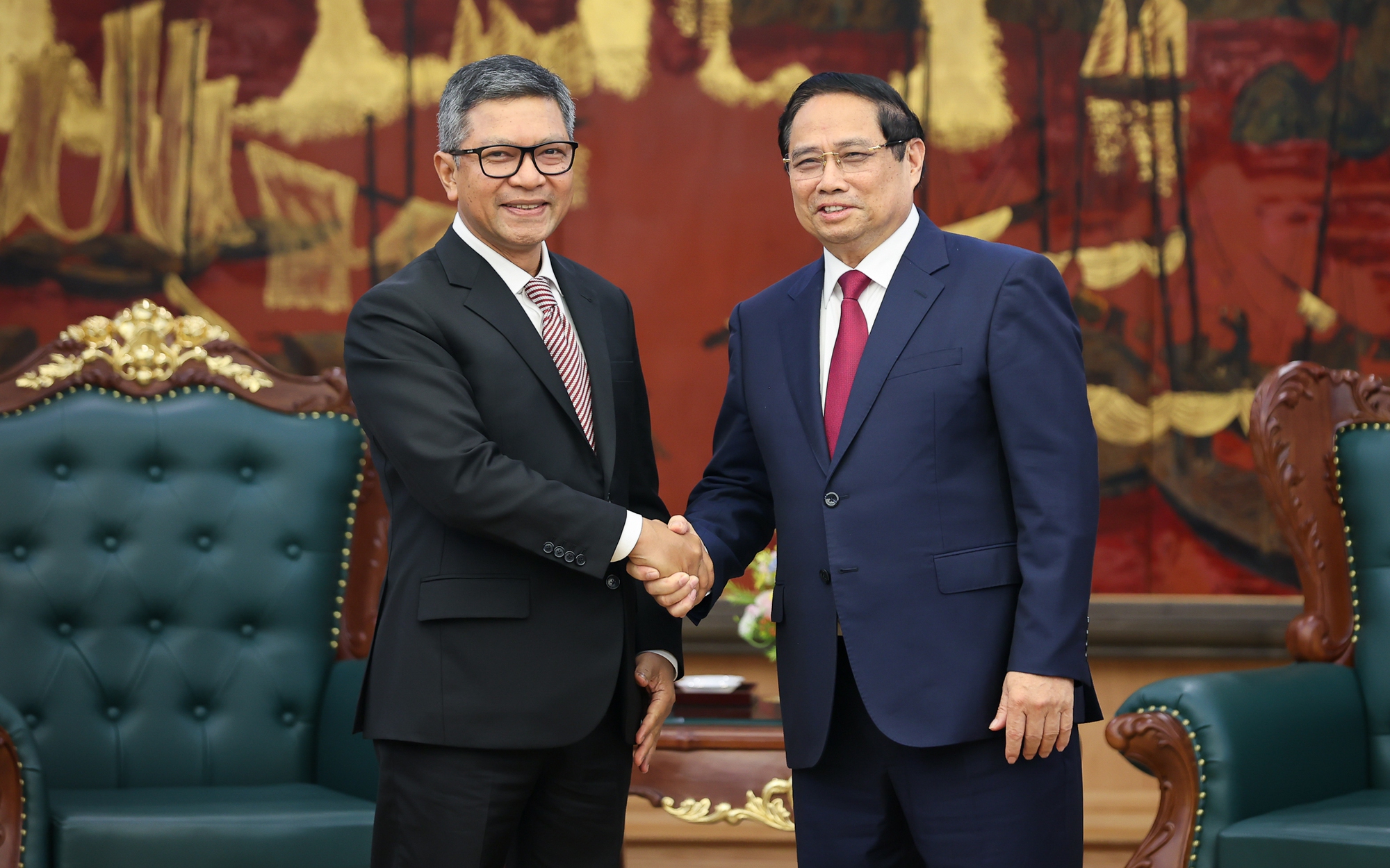 Thủ tướng Phạm Minh Chính tiếp Đại sứ Indonesia