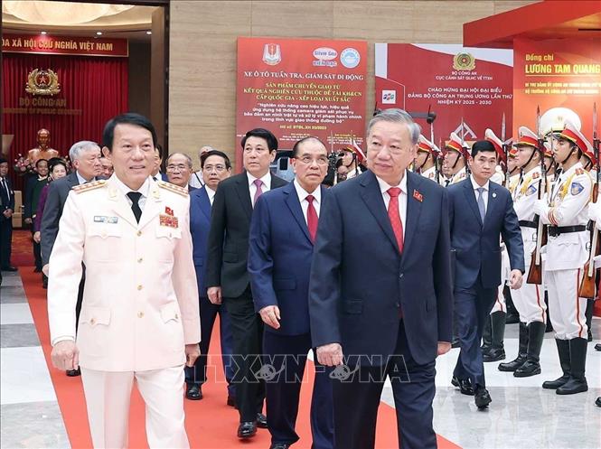 Tổng Bí thư Tô Lâm dự Đại hội đại biểu Đảng bộ Công an Trung ương lần thứ VIII- Ảnh 2.