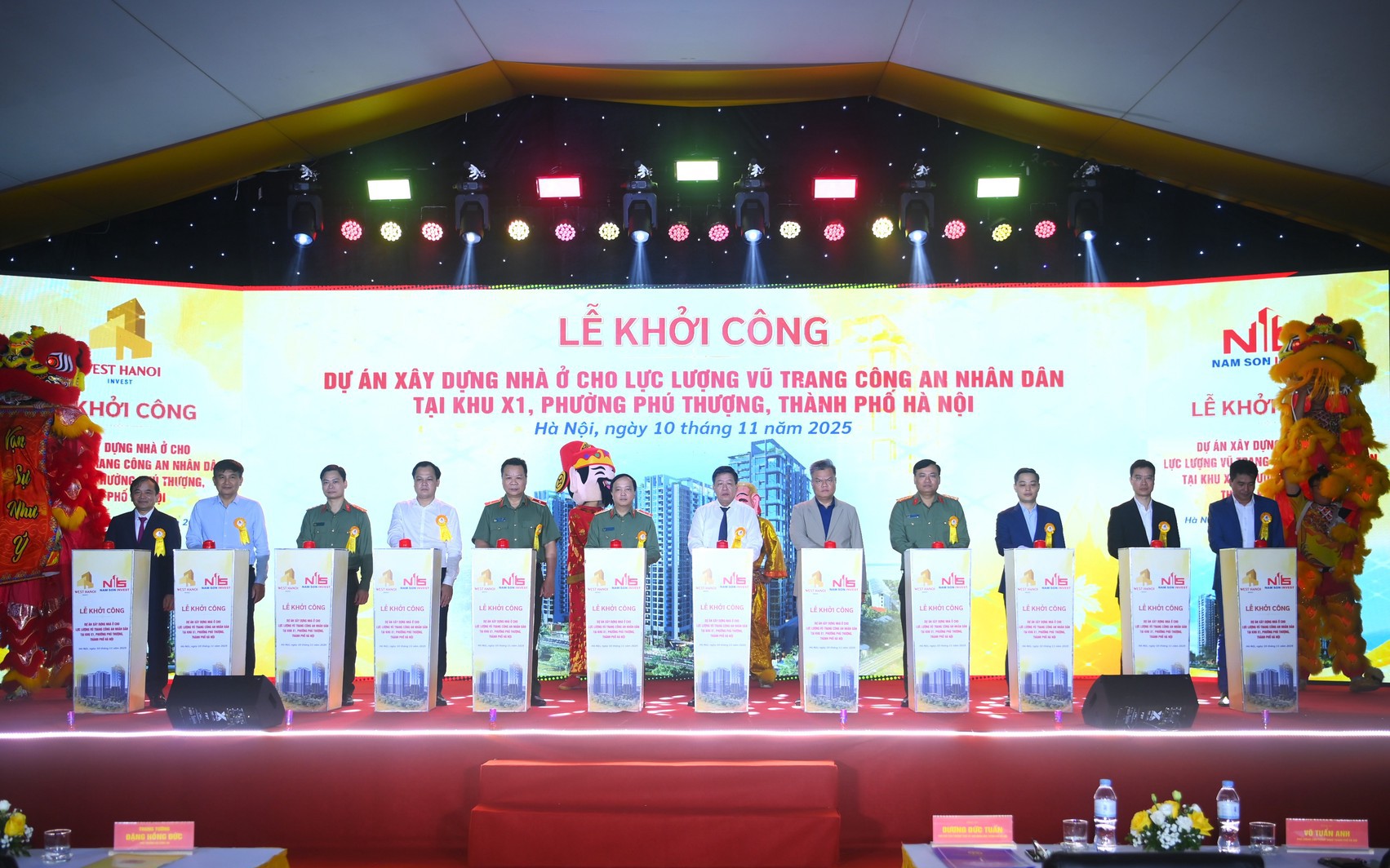 Thêm một dự án nhà ở cho lực lượng CAND được khởi công tại Hà Nội