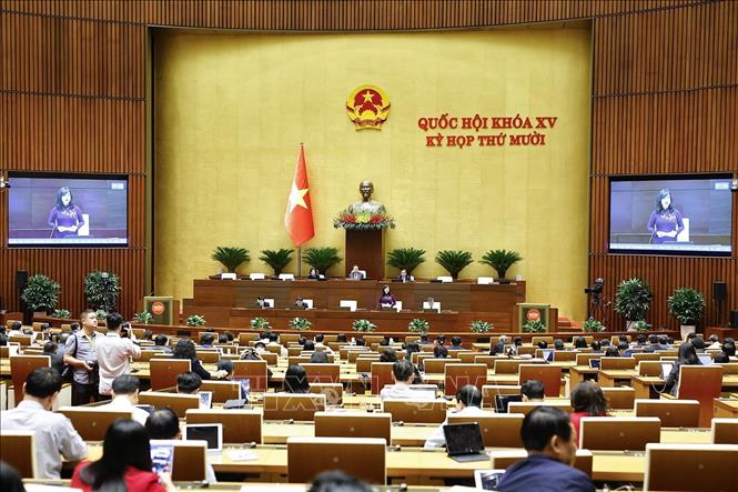 Thông cáo báo chí số 17, Kỳ họp thứ 10, Quốc hội khóa XV- Ảnh 1.