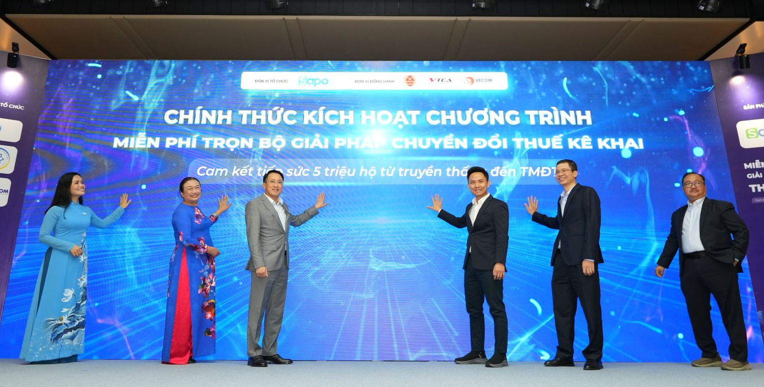 Doanh nghiệp tặng miễn phí bộ giải pháp thuế kê khai, tiếp sức 5 triệu hộ kinh doanh- Ảnh 1.