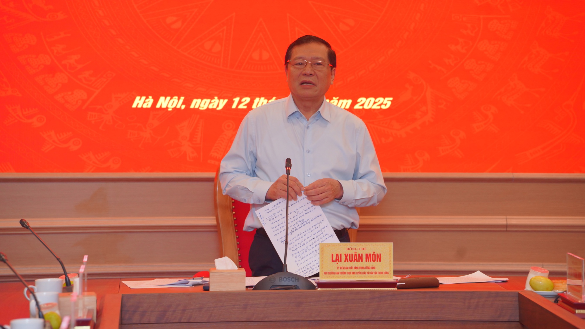 Khẩn trương chuẩn bị cho Trung tâm Báo chí phục vụ Đại hội XIV của Đảng- Ảnh 1.