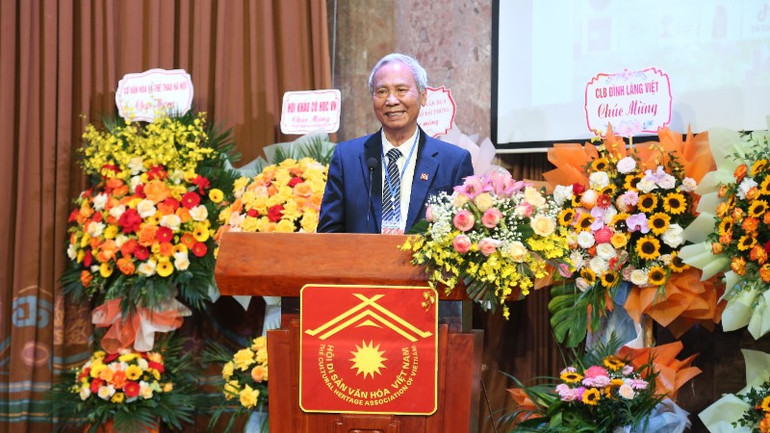 PGS.TS Đỗ Văn Trụ tái đắc cử Chủ tịch Hội Di sản Văn hóa Việt Nam nhiệm kỳ 2025-2030- Ảnh 1. PGS.TS Đỗ Văn Trụ tái đắc cử Chủ tịch Hội Di sản Văn hóa Việt Nam nhiệm kỳ 2025-2030- Ảnh 1.