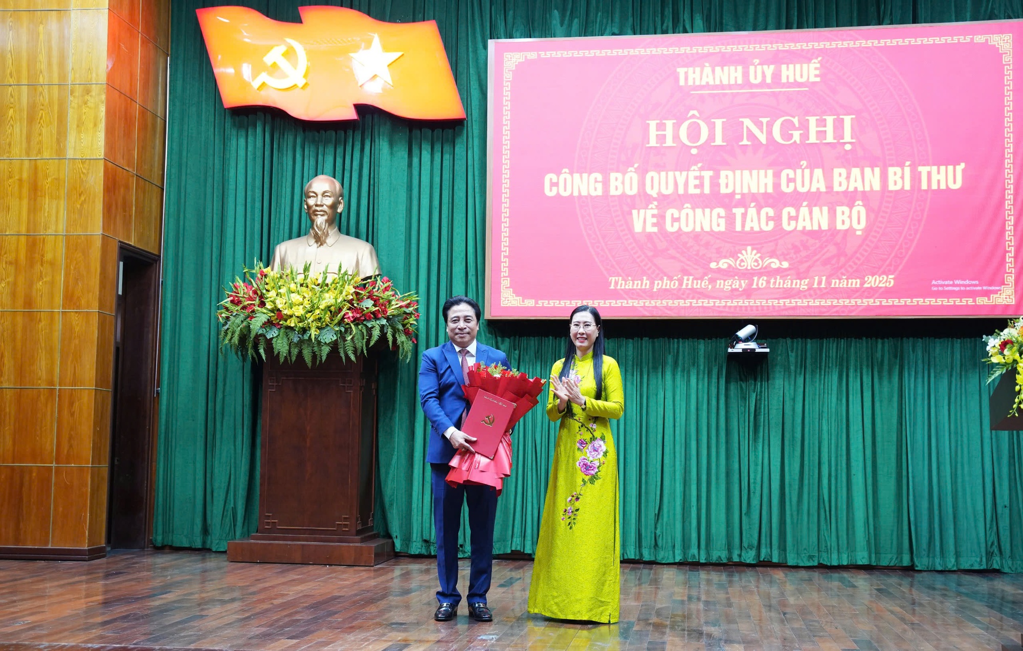 Chủ tịch UBND tỉnh Khánh Hòa được chỉ định giữ chức Phó Bí thư Thành ủy Huế- Ảnh 1. Chủ tịch UBND tỉnh Khánh Hòa được chỉ định giữ chức Phó Bí thư Thành ủy Huế- Ảnh 1.