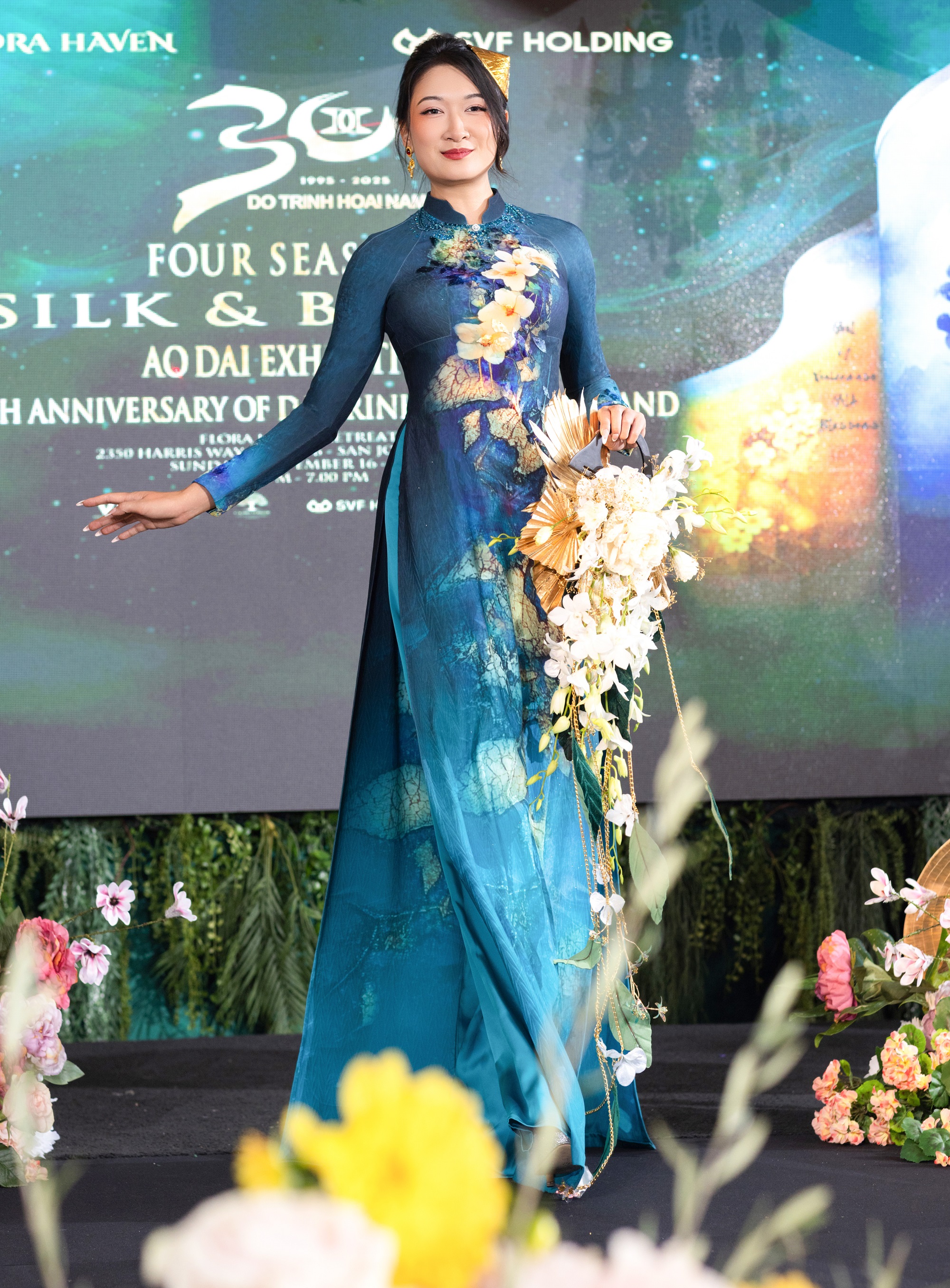 NTK Đỗ Trịnh Hoài Nam quảng bá tinh hoa Áo dài Việt đến Hoa Kỳ- Ảnh 12.