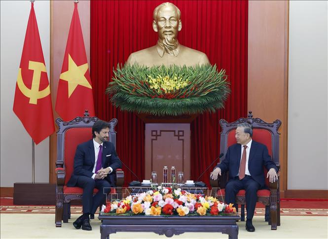 Tổng Bí thư Tô Lâm tiếp Phó Thủ tướng, Bộ trưởng Quốc phòng Slovakia- Ảnh 2.