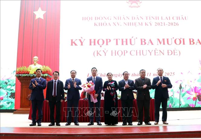 Ông Hà Quang Trung được bầu giữ chức Chủ tịch UBND tỉnh Lai Châu- Ảnh 1.