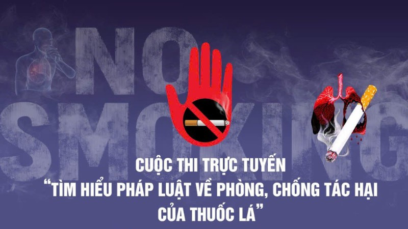 Phát động Cuộc thi trực tuyến 'Tìm hiểu Luật Phòng, chống tác hại của thuốc lá'- Ảnh 1.