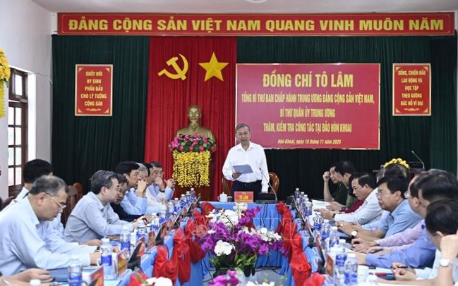 Tổng Bí thư Tô Lâm: Phát triển cụm đảo Hòn Khoai -  bước tiến của một Việt Nam khát vọng và tự cường