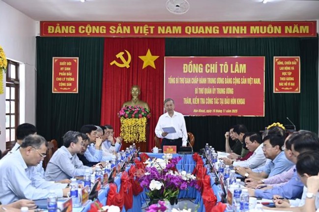 Tổng Bí thư Tô Lâm: Phát triển cụm đảo Hòn Khoai -  bước tiến của một Việt Nam khát vọng và tự cường- Ảnh 2.