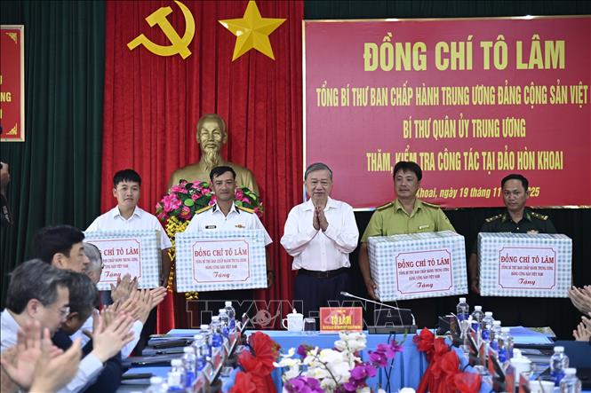 Tổng Bí thư Tô Lâm: Phát triển cụm đảo Hòn Khoai -  bước tiến của một Việt Nam khát vọng và tự cường- Ảnh 5.