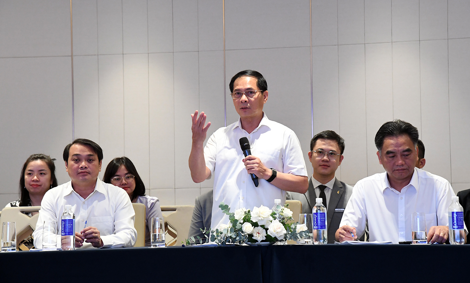 Phó Thủ tướng Bùi Thanh Sơn kiểm tra địa điểm tổ chức Diễn đàn Kinh tế mùa Thu 2025- Ảnh 3.