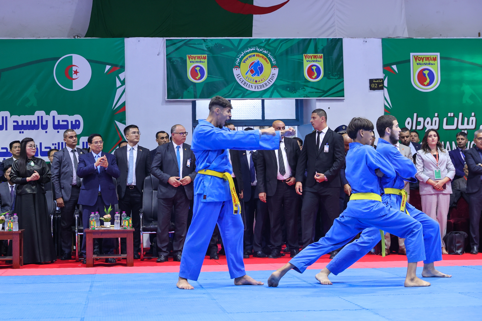 Thủ tướng Phạm Minh Chính thăm Liên đoàn Vovinam tại Algeria- Ảnh 4.