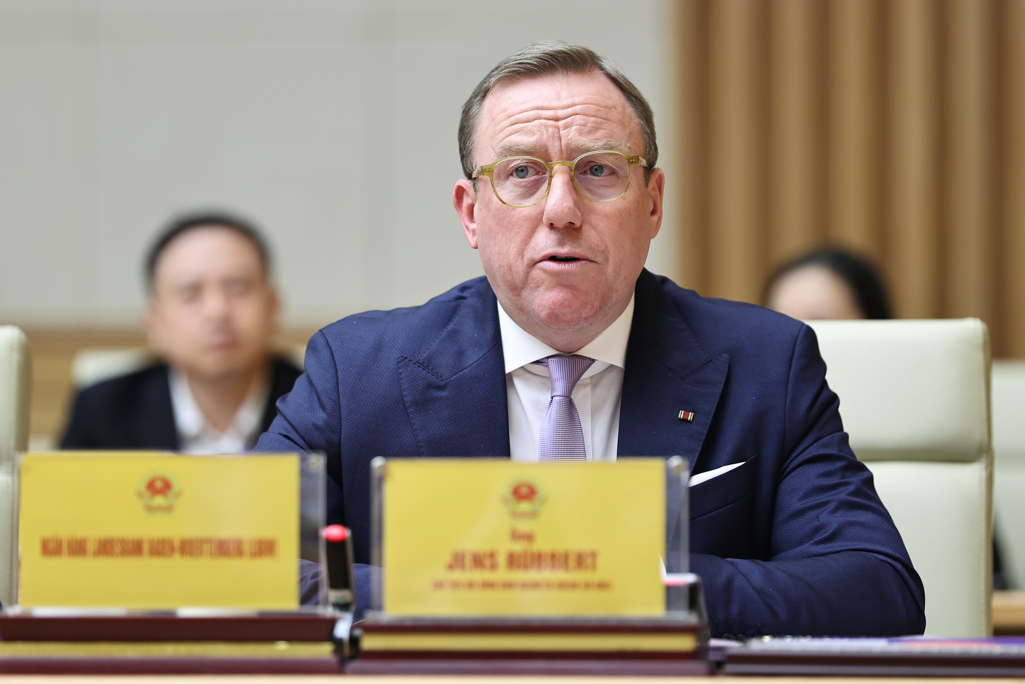 Chủ tịch Hội đồng Kinh doanh EU - ASEAN: Việt Nam tăng cường vị thế điểm đến đầu tư hàng đầu- Ảnh 4. Chủ tịch Hội đồng Kinh doanh EU - ASEAN: Việt Nam tăng cường vị thế điểm đến đầu tư hàng đầu- Ảnh 4.