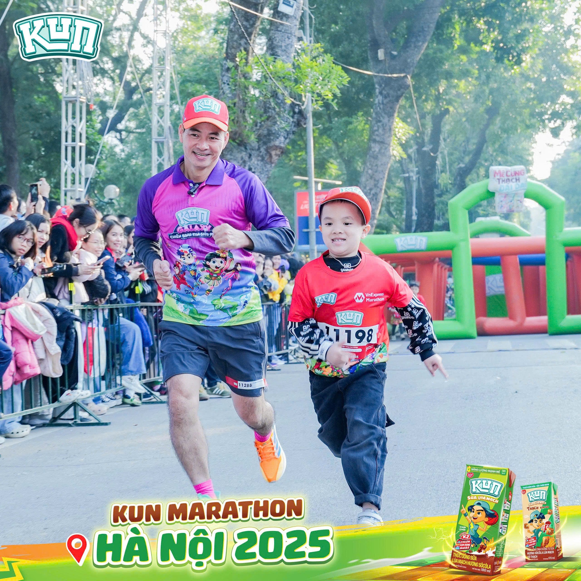 Kun Marathon 2025 Hà Nội: Nối dài những cung đường tuổi thơ sắc màu và gắn kết gia đình- Ảnh 2.