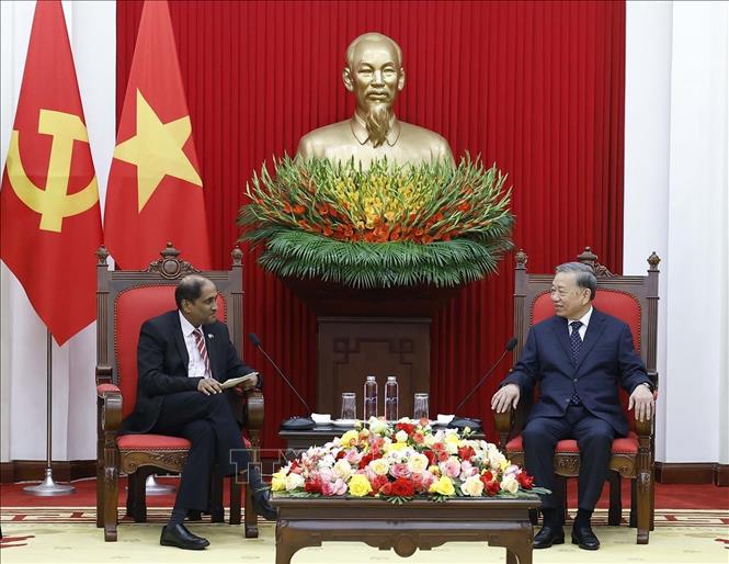 Tổng Bí thư Tô Lâm tiếp Đại sứ Singapore tại Việt Nam- Ảnh 2. Tổng Bí thư Tô Lâm tiếp Đại sứ Singapore tại Việt Nam- Ảnh 2.