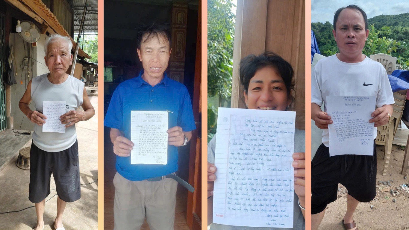 Những lá đơn mang tên “tự trọng và khát vọng” ở vùng biên- Ảnh 1. Những lá đơn mang tên “tự trọng và khát vọng” ở vùng biên- Ảnh 1.