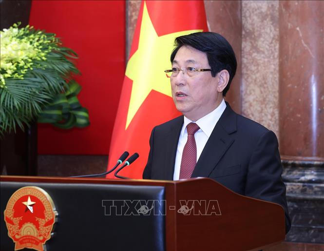 Trao quyết định bổ nhiệm Chủ nhiệm Tổng cục Chính trị và thăng quân hàm Đại tướng, Thượng tướng- Ảnh 4. Trao quyết định bổ nhiệm Chủ nhiệm Tổng cục Chính trị và thăng quân hàm Đại tướng, Thượng tướng- Ảnh 4.