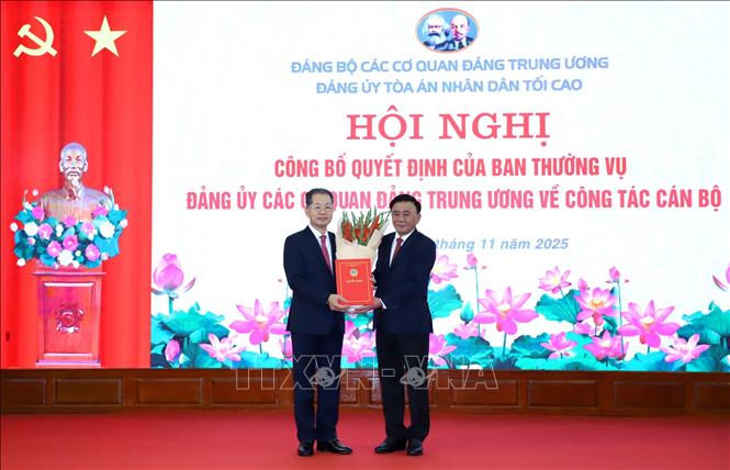 Đồng chí Nguyễn Văn Quảng giữ chức Bí thư Đảng ủy Tòa án nhân dân Tối cao- Ảnh 1. Đồng chí Nguyễn Văn Quảng giữ chức Bí thư Đảng ủy Tòa án nhân dân Tối cao- Ảnh 1.