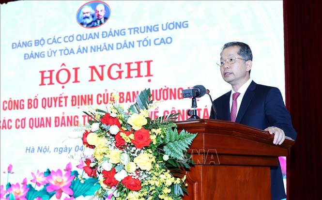 Đồng chí Nguyễn Văn Quảng giữ chức Bí thư Đảng ủy Tòa án nhân dân Tối cao- Ảnh 3. Đồng chí Nguyễn Văn Quảng giữ chức Bí thư Đảng ủy Tòa án nhân dân Tối cao- Ảnh 3.