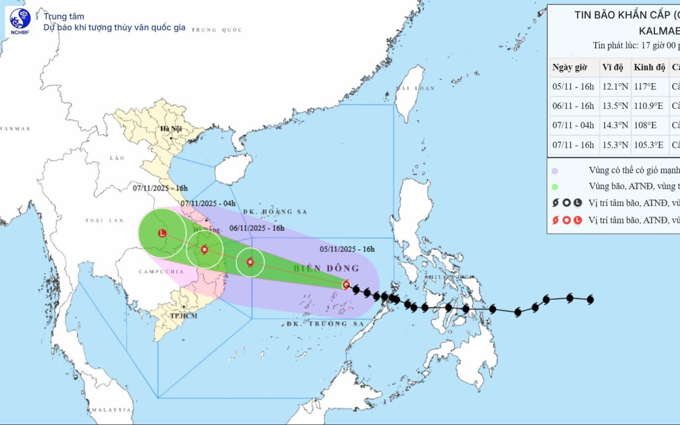 Bố trí lực lượng ứng trực sẵn tại tất cả các địa bàn trọng yếu ứng phó bão số 13