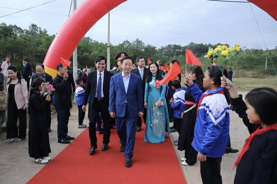 Phó Thủ tướng Trần Hồng Hà dự lễ khởi công xây dựng Trường Phổ thông dân tộc nội trú liên cấp Khuất Xá, Lạng Sơn- Ảnh 1. Phó Thủ tướng Trần Hồng Hà dự lễ khởi công xây dựng Trường Phổ thông dân tộc nội trú liên cấp Khuất Xá, Lạng Sơn- Ảnh 1.
