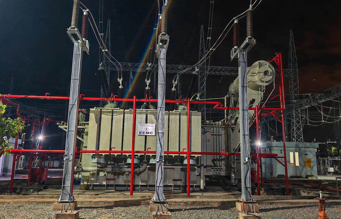 Trạm biến áp 220 kV Mỹ Tho được nâng công suất lên 500 MVA- Ảnh 1. Trạm biến áp 220 kV Mỹ Tho được nâng công suất lên 500 MVA- Ảnh 1.