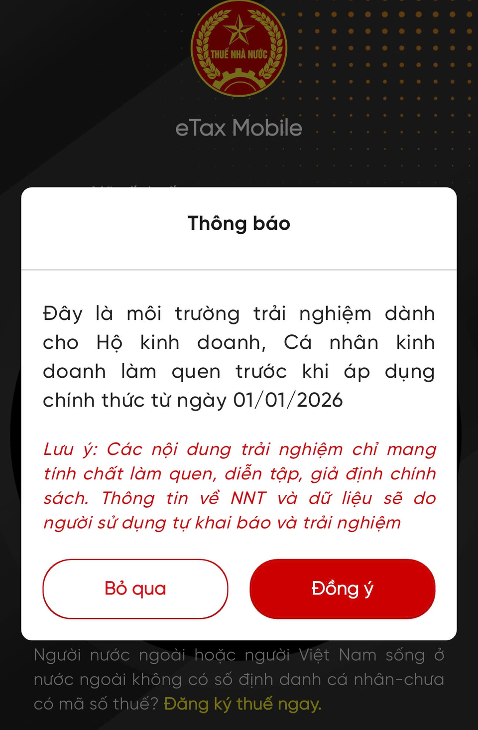 Hướng dẫn cách kê khai thuế trên app eTax Mobile cho hộ kinh doanh- Ảnh 1. Hướng dẫn cách kê khai thuế trên app eTax Mobile cho hộ kinh doanh- Ảnh 1.