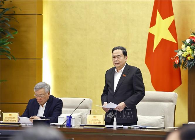 Chủ tịch Quốc hội Trần Thanh Mẫn chủ trì Phiên họp thứ tư Hội đồng Bầu cử Quốc gia- Ảnh 2. Chủ tịch Quốc hội Trần Thanh Mẫn chủ trì Phiên họp thứ tư Hội đồng Bầu cử Quốc gia- Ảnh 2.