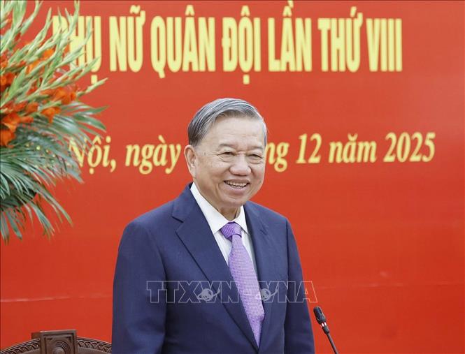 Tổng Bí thư Tô Lâm: Phấn đấu mỗi cá nhân phụ nữ quân đội là một gương sáng- Ảnh 2.