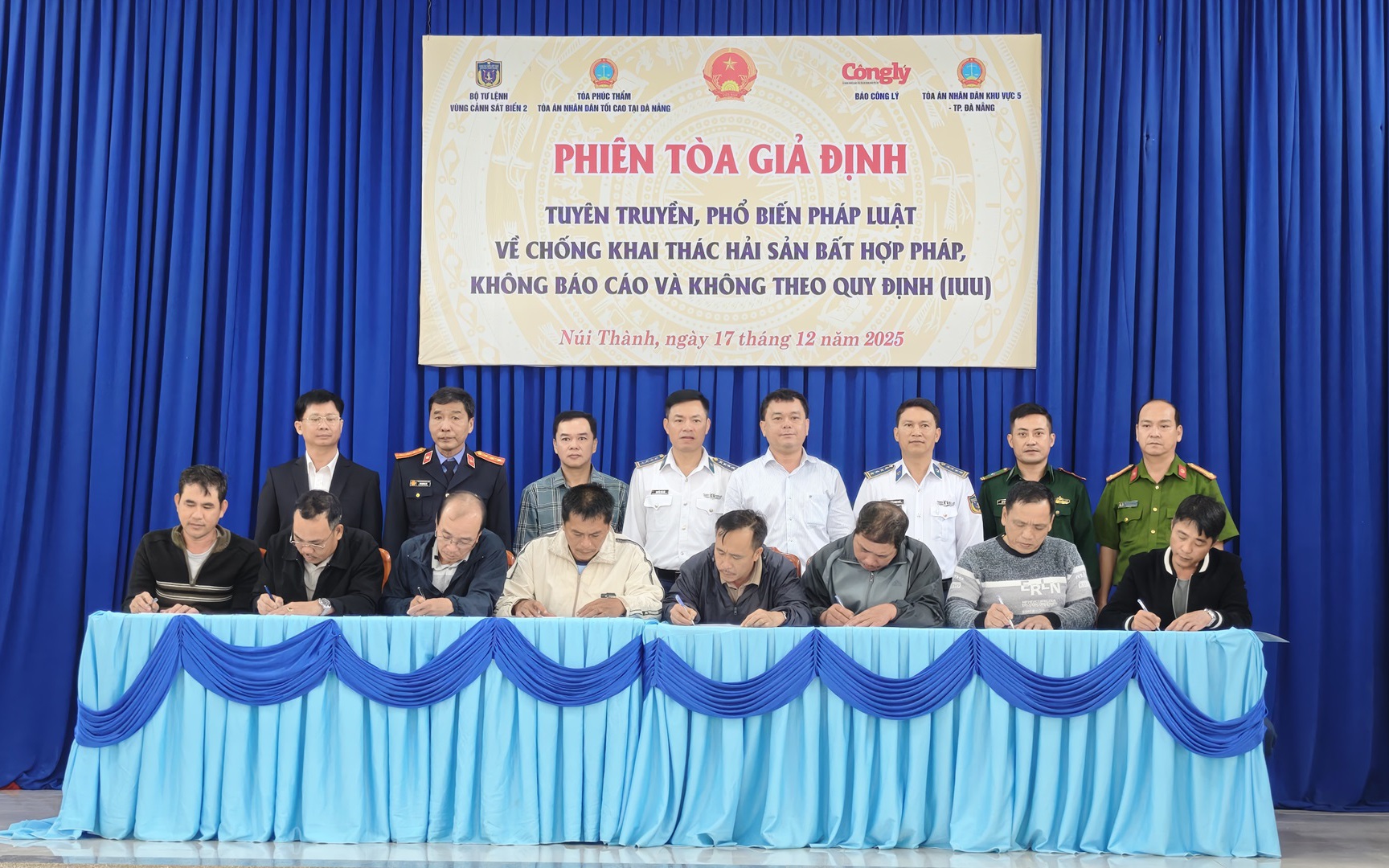 Phiên tòa giả định tuyên truyền chống khai thác IUU tại Đà Nẵng