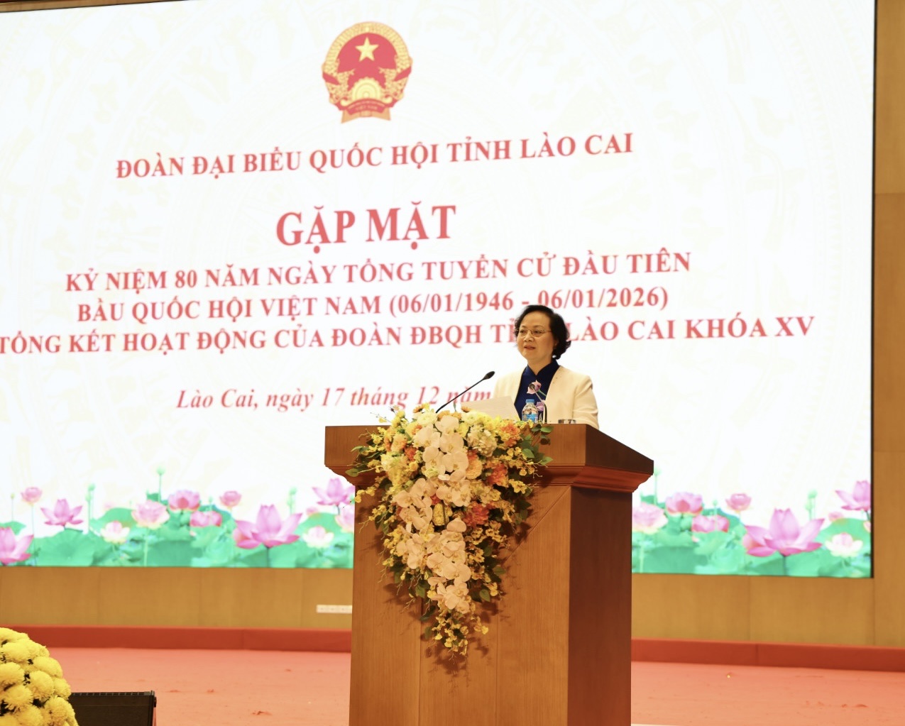 Phó Thủ tướng Phạm Thị Thanh Trà dự tổng kết nhiệm kỳ Quốc hội khóa XV của Đoàn ĐBQH tỉnh Lào Cai- Ảnh 3. Phó Thủ tướng Phạm Thị Thanh Trà dự tổng kết nhiệm kỳ Quốc hội khóa XV của Đoàn ĐBQH tỉnh Lào Cai- Ảnh 3.