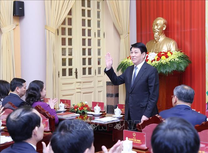 Văn phòng Chủ tịch nước cần tiếp tục tập trung nâng cao chất lượng nghiên cứu, tham mưu chiến lược- Ảnh 1. Văn phòng Chủ tịch nước cần tiếp tục tập trung nâng cao chất lượng nghiên cứu, tham mưu chiến lược- Ảnh 1.