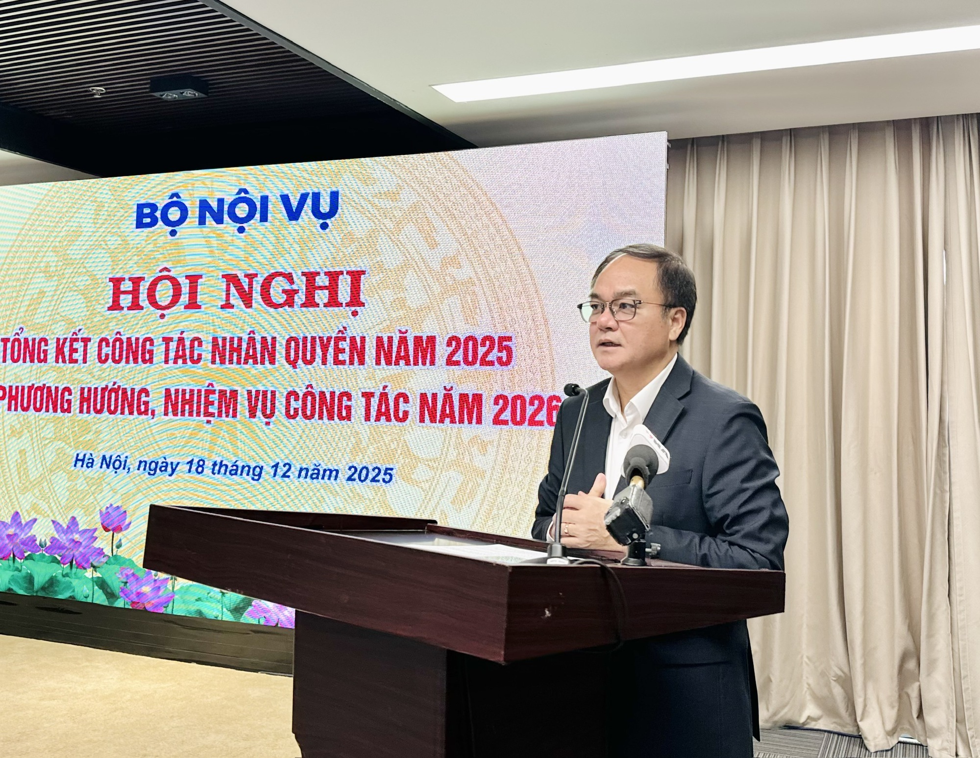 Bộ Nội vụ đẩy mạnh thực hiện các cam kết quốc tế về nhân quyền- Ảnh 1.