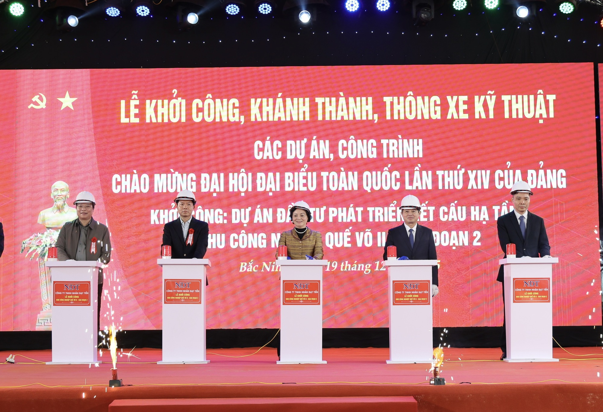 Phó Thủ tướng Phạm Thị Thanh Trà dự lễ khởi công Khu công nghiệp Quế Võ II – giai đoạn 2 tại Bắc Ninh- Ảnh 4.