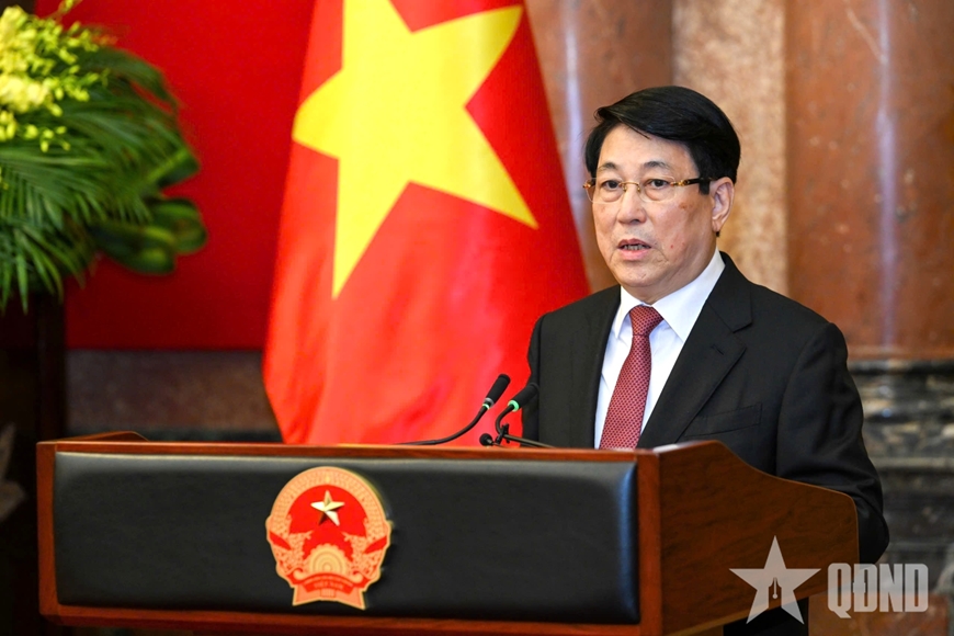 Chủ tịch nước trao Quyết định thăng quân hàm Thượng tướng đối với hai sỹ quan quân đội- Ảnh 2.