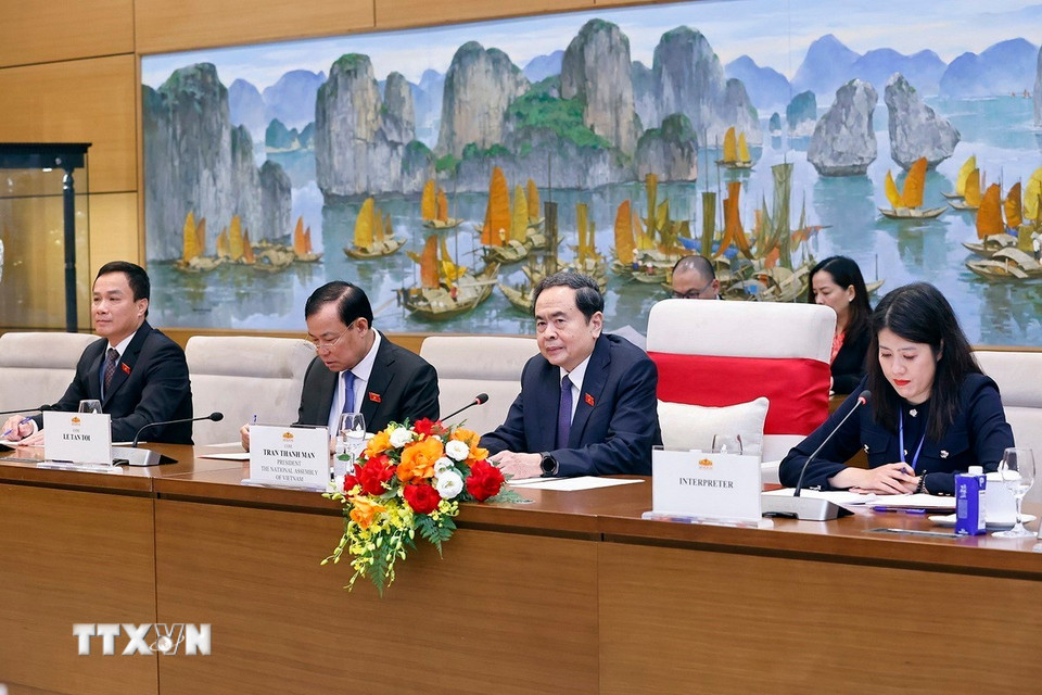 Chủ tịch Quốc hội Trần Thanh Mẫn tiếp Phó Chủ tịch Thứ nhất Hội đồng Liên bang Quốc hội LB Nga- Ảnh 3. Chủ tịch Quốc hội Trần Thanh Mẫn tiếp Phó Chủ tịch Thứ nhất Hội đồng Liên bang Quốc hội LB Nga- Ảnh 3.