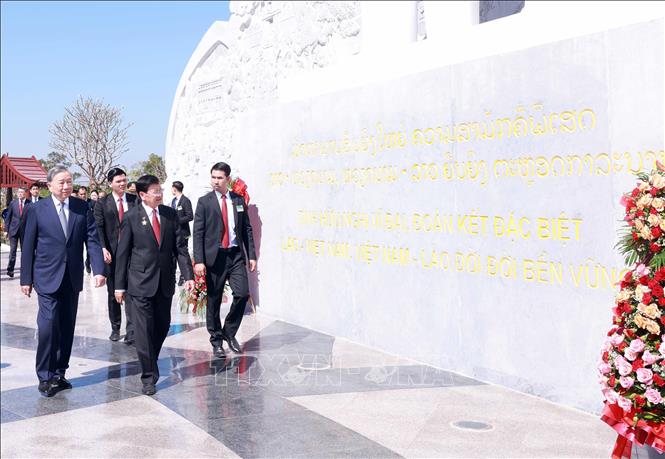 Khánh thành Công viên Hữu nghị Lào - Việt Nam: Biểu tượng sinh động của mối quan hệ thủy chung, son sắt - Ảnh 3.