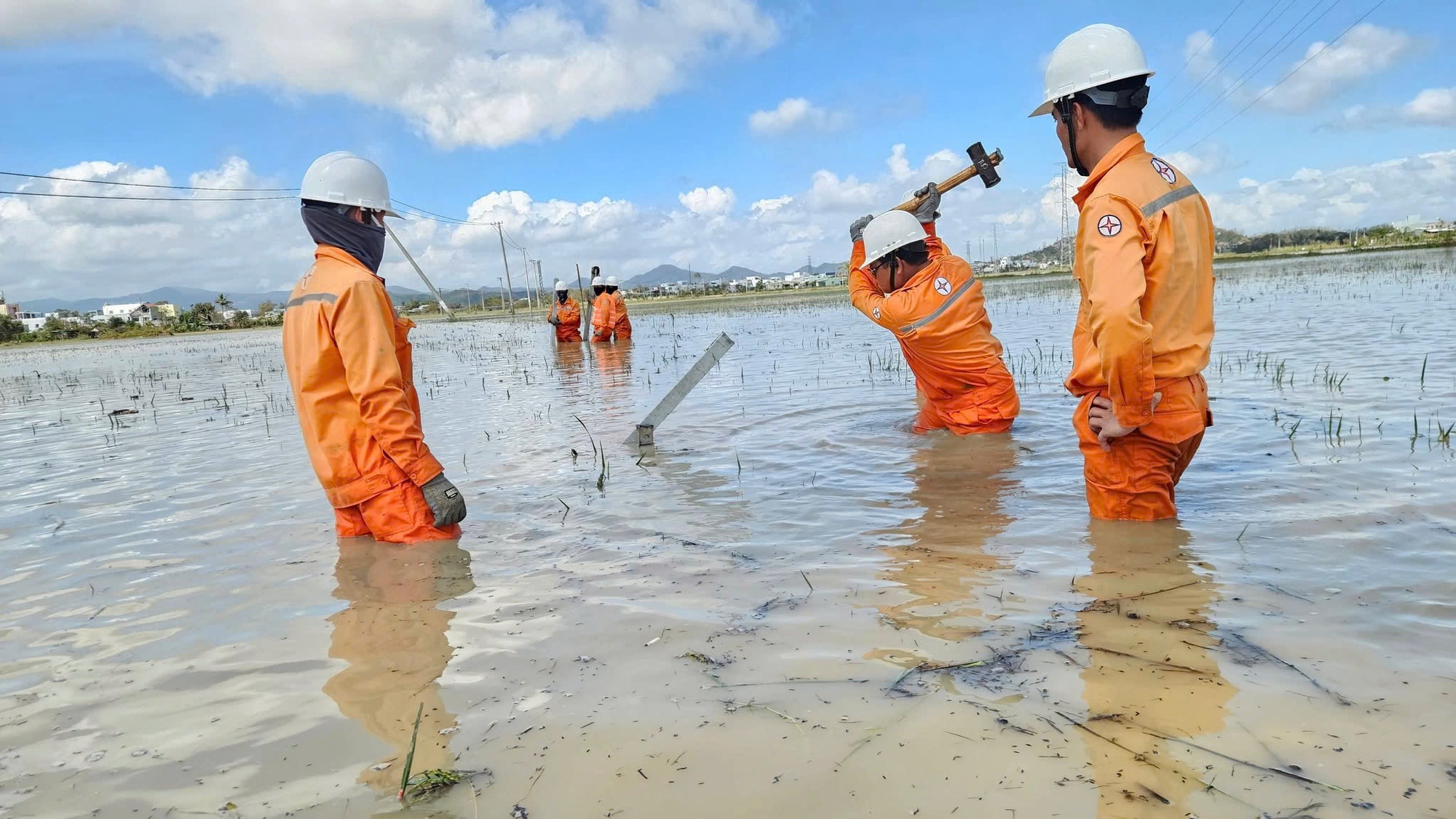 Khôi phục điện sau bão số 13 tại Gia Lai: Cuộc chạy đua với 3 kỷ lục- Ảnh 1.